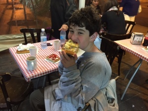 Mazel Tov to the Bar Mitzvah boy; have a waffle!